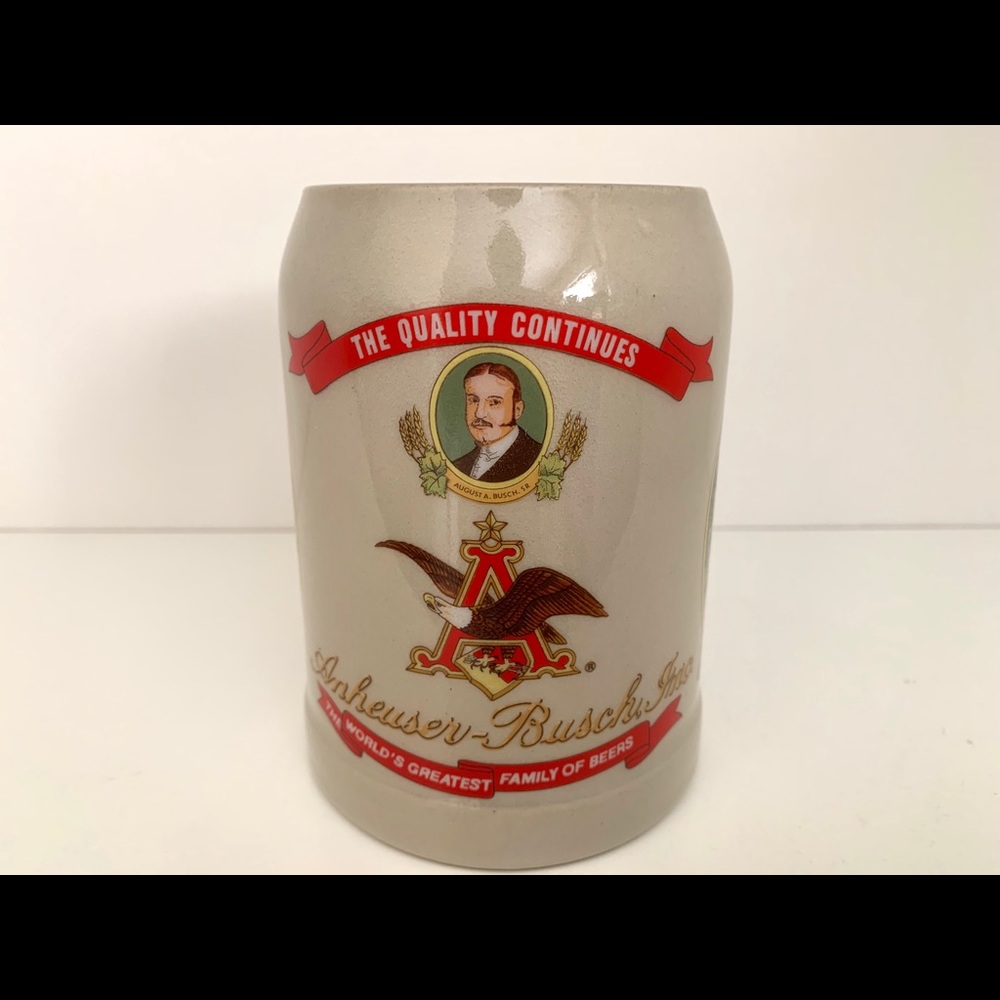 AUGUST BUSCH SR STEIN ANHEUSER BUSCH 1988